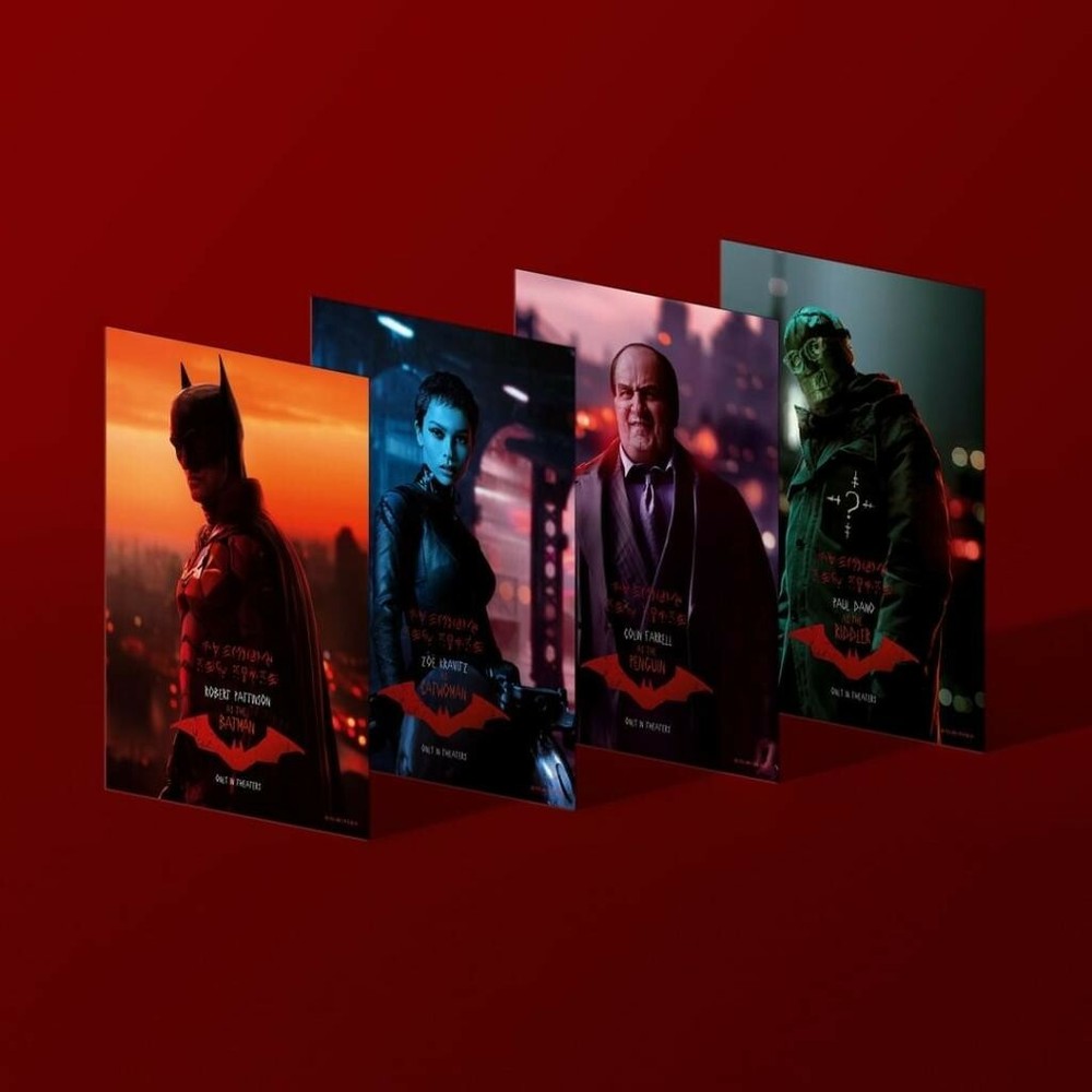 THE BATMAN Korea Mega Box Original Cinema Limited Movie Mini Character Poster