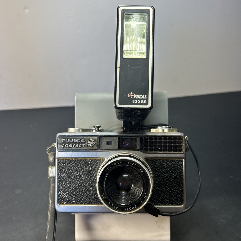 Fujica Compact S 35mm Film Camera with Kmart Focal 320 BS Lens Japan
