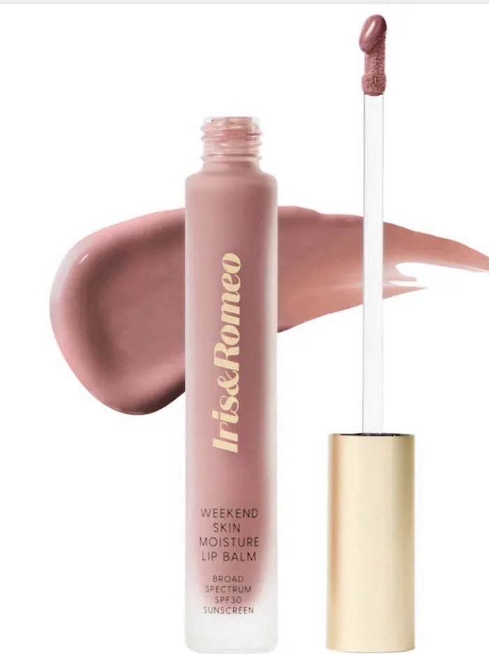 Iris & Romeo Weekend Skin SPF 30 Moisture Lip Balm Dawn Tinted 0.22 oz