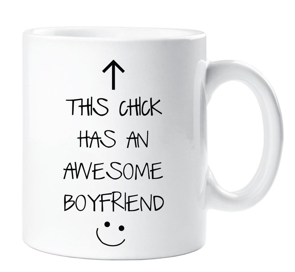 Awesome Boyfriend Girlfriend Mug - Ceramic Novelty Gift