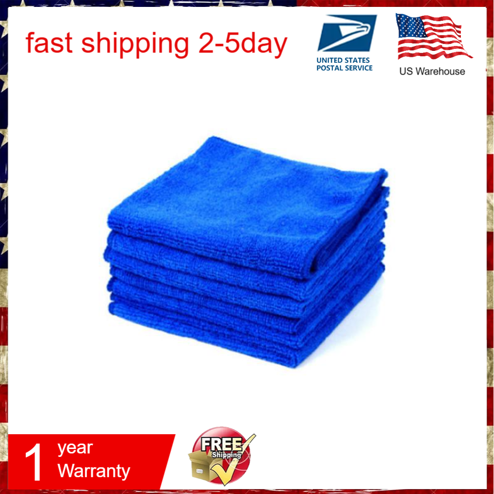 Premium US Microfiber Cloths - 20 Pack for Car Detailing & Care