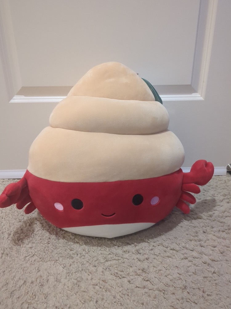 Squishmallows 12 Inch Indie The Red Hermit Crab Plush Stuffed Animal With Tags