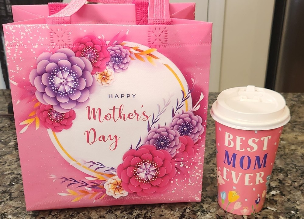 Mothers Day Gift Set with Tote Bag and Coffee Mug-image