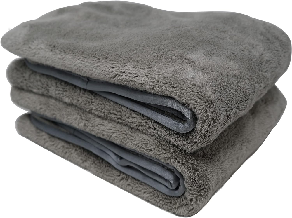 Platinum Microfiber Car Drying Towels Set of 2 Scratch-Free Wash Cloths
