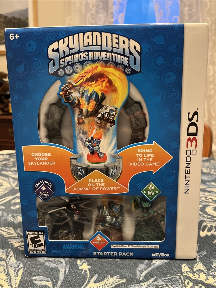 Skylanders Spyro's Adventure Nintendo 3DS Starter Pack Brand New Sealed