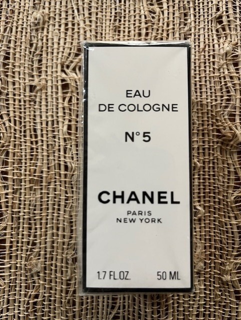 Vintage Chanel No.5 Eau De Cologne Splash 1.7 oz New in Box Women's Perfume