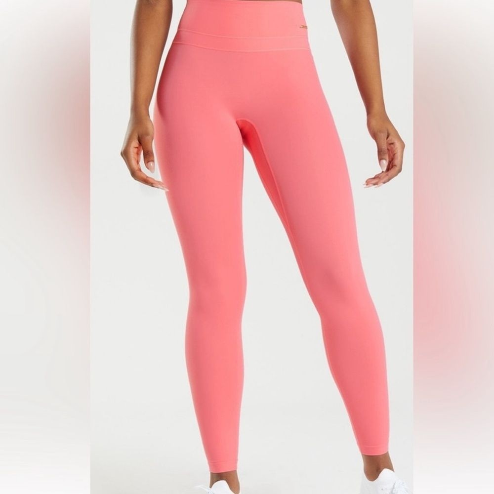 Gymshark Whitney Simmons High Rise Coral Leggings in Medium