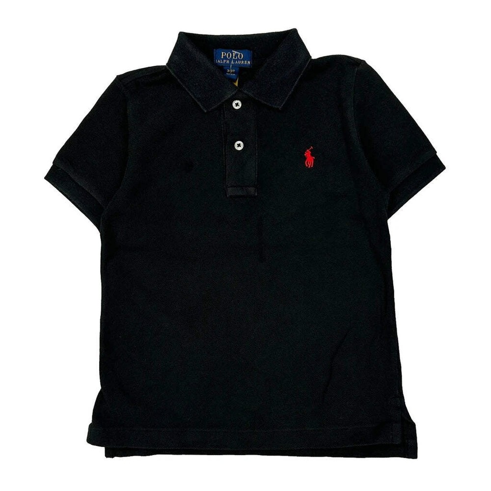 Age 3 Polo By Ralph Lauren Polo Shirt - XS Black Cotton