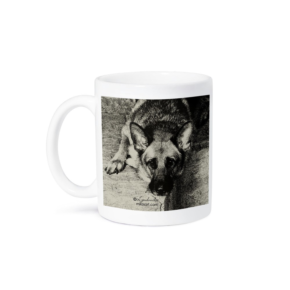 German Shepherd Dog Lover Coffee Mug by 3dRose