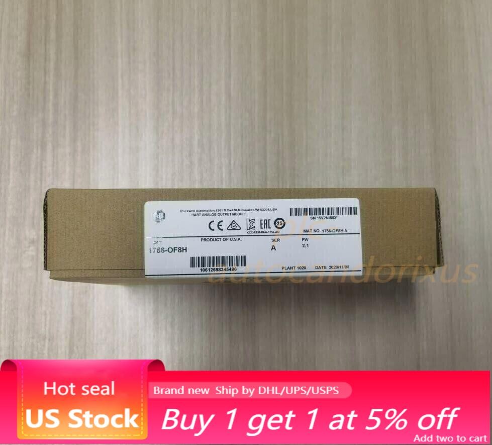 New Factory Sealed 1756-OF8H SER A ControlLogix Analog Output Module AB