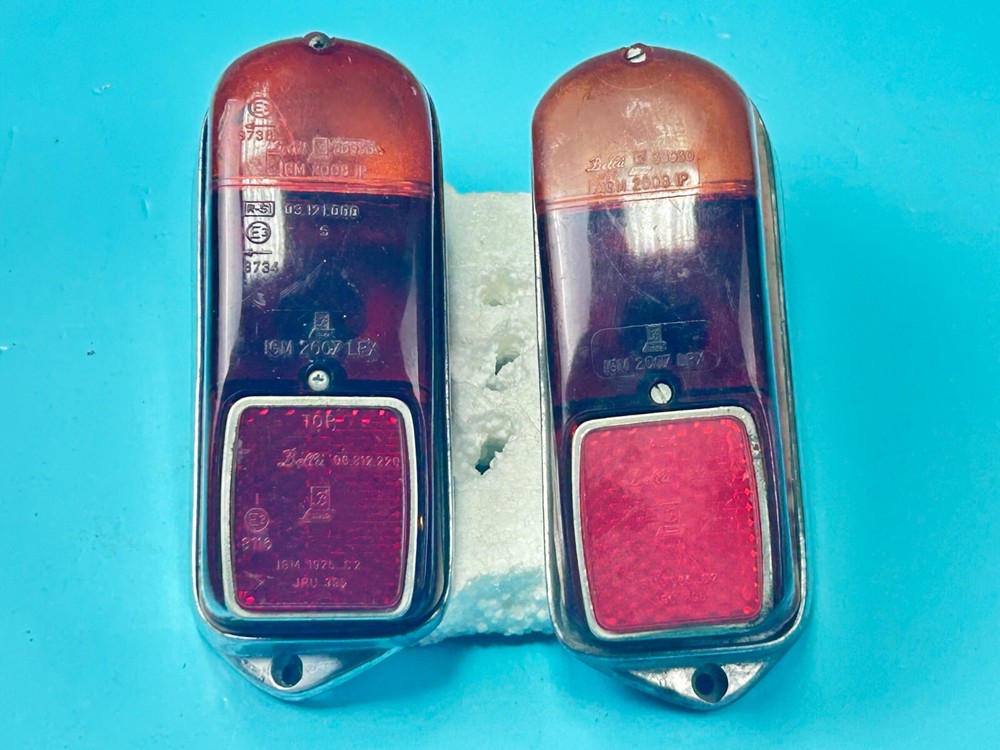 Fiat 500D 600D Multipla Bellù Tail Light Assembly Set # 1 Genuine NOS