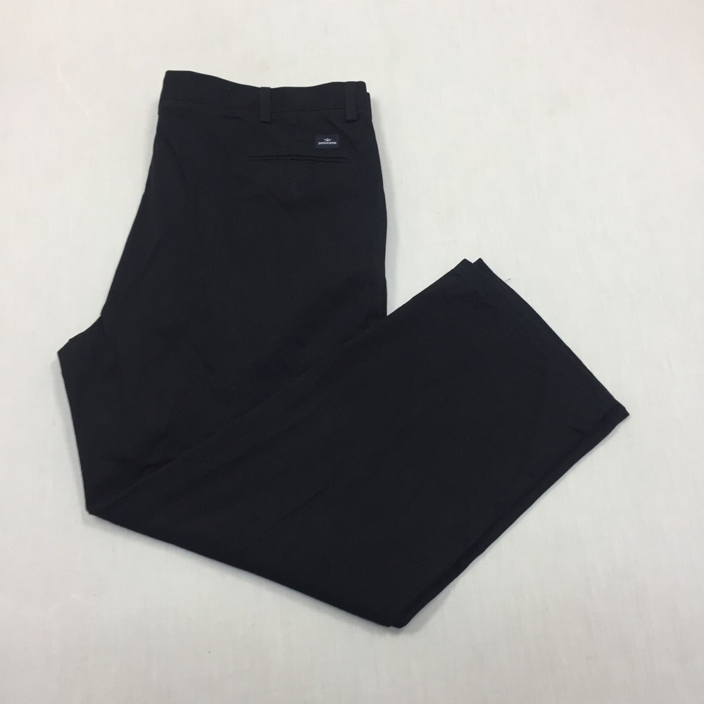 Dockers Chino Trousers Cotton Pants Straight Fit Mens Size 42W 30L Blue
