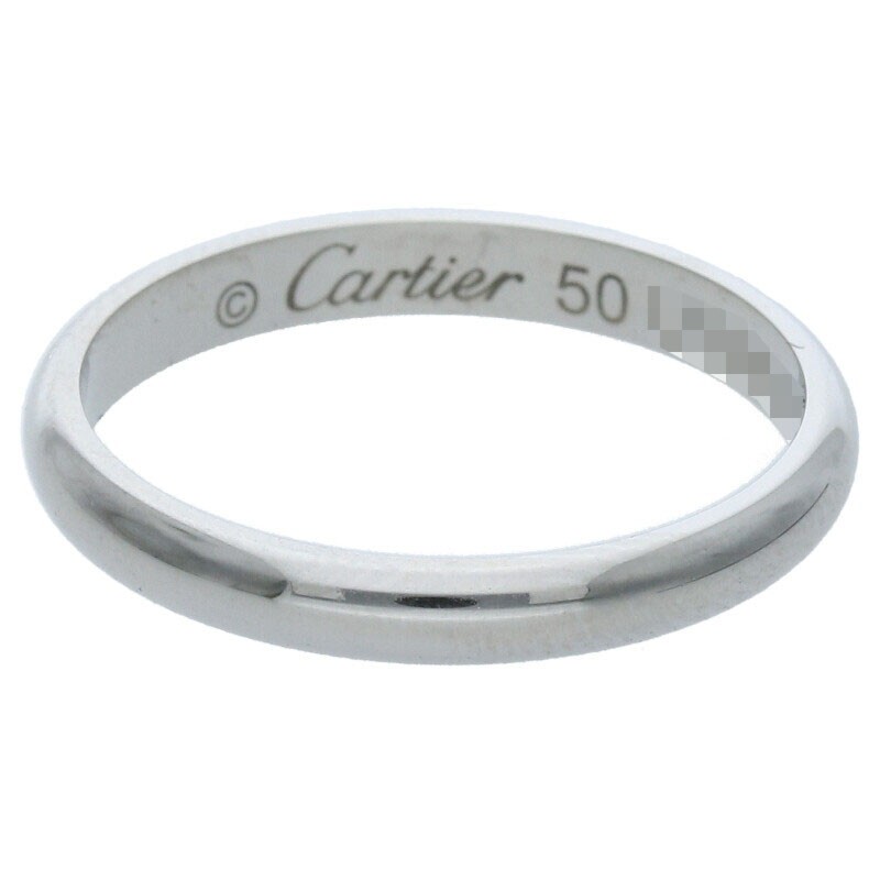 Cartier Platinum PT950 Wedding Band Ring 830254