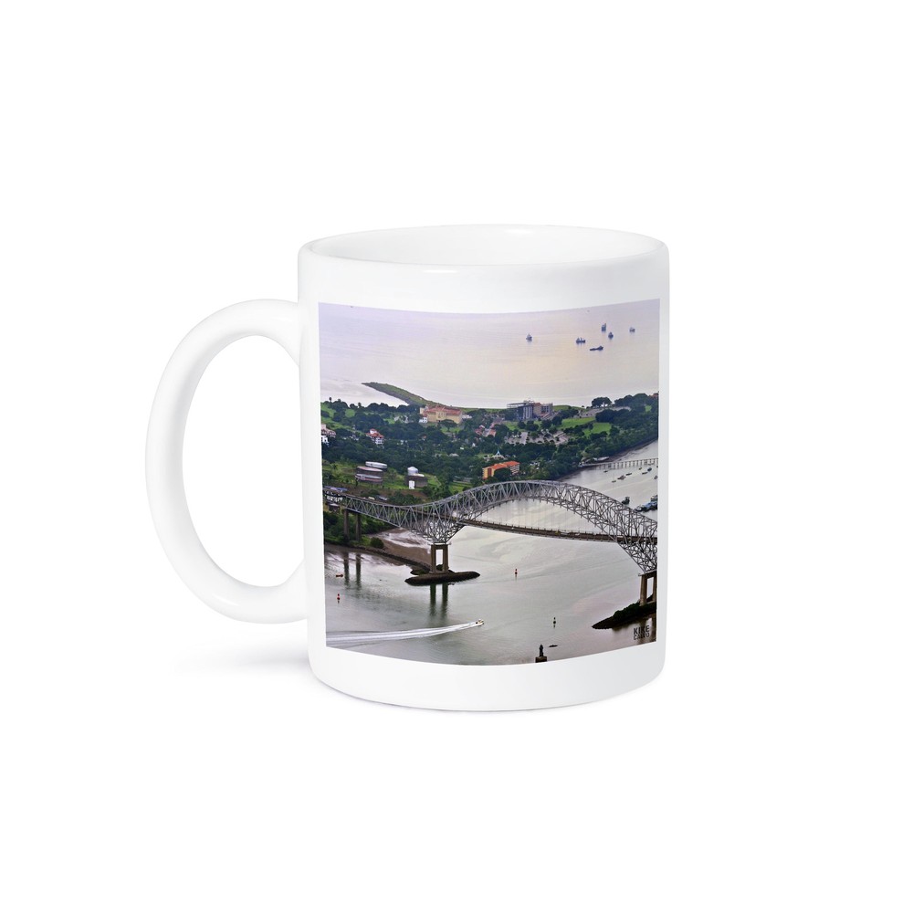 3dRose Bridge of the Americas Panama Travel Mug