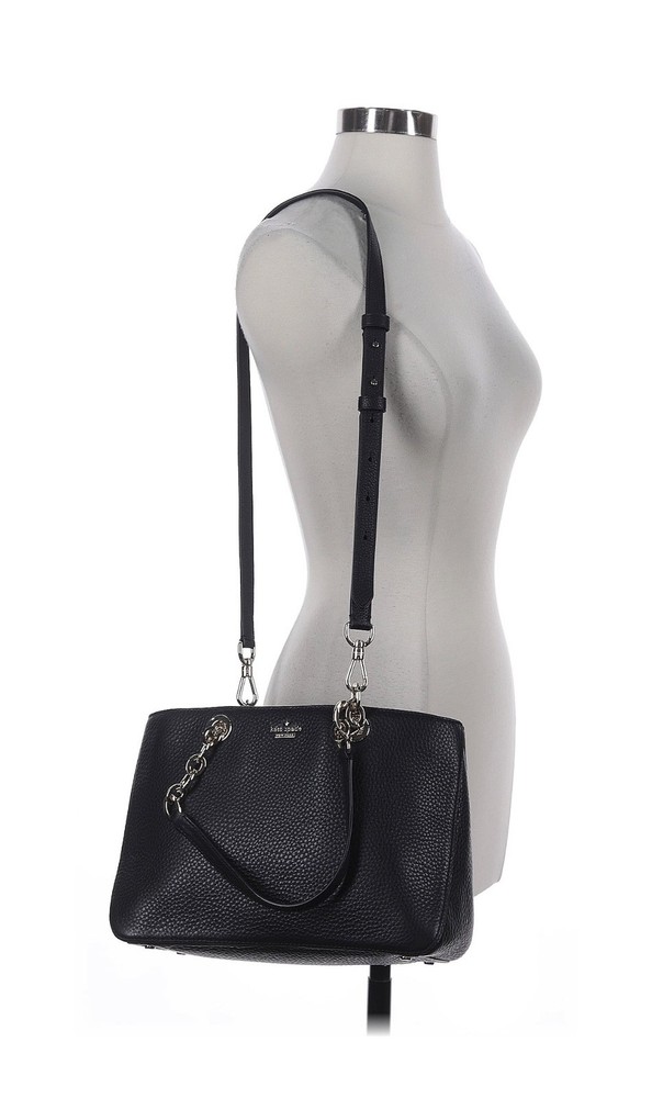 Kate Spade New York Black Pebbled Leather Crossbody Handbag New Without Tags