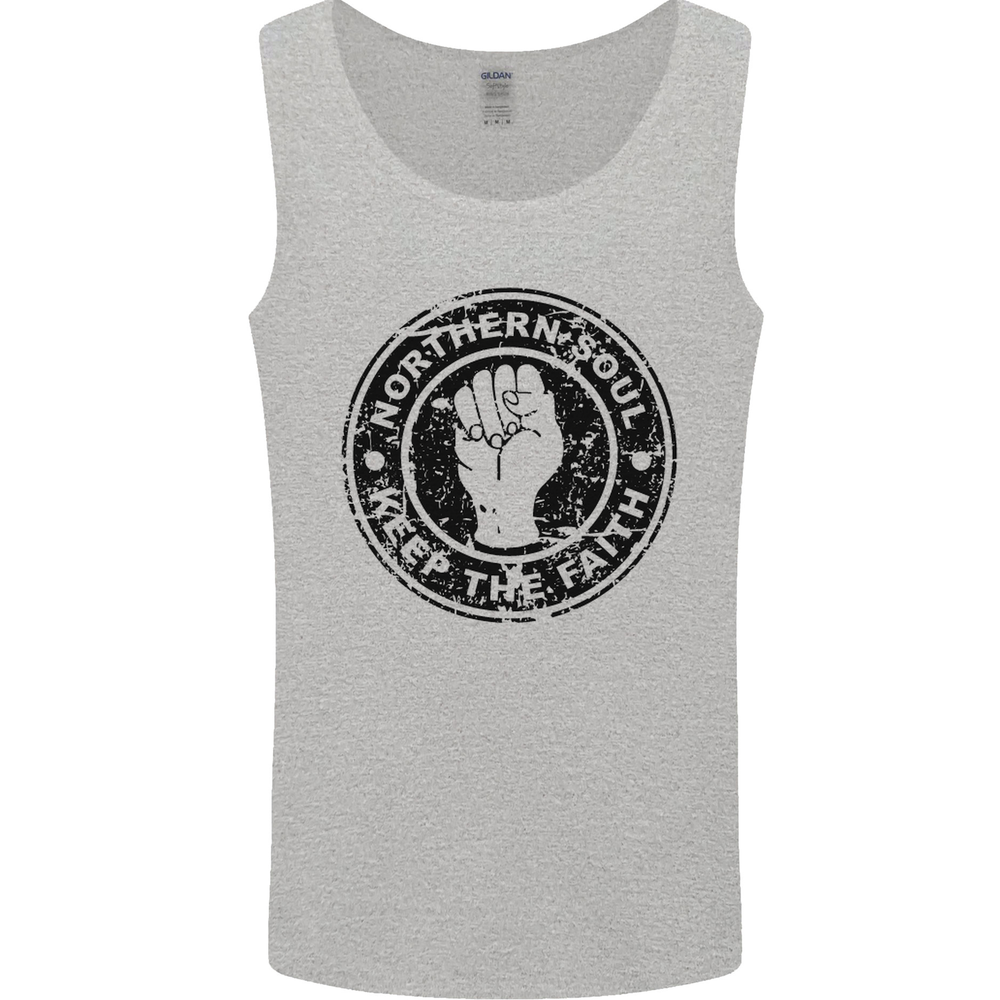 Northern Soul Keeping the Faith Mens Vest Tank Top