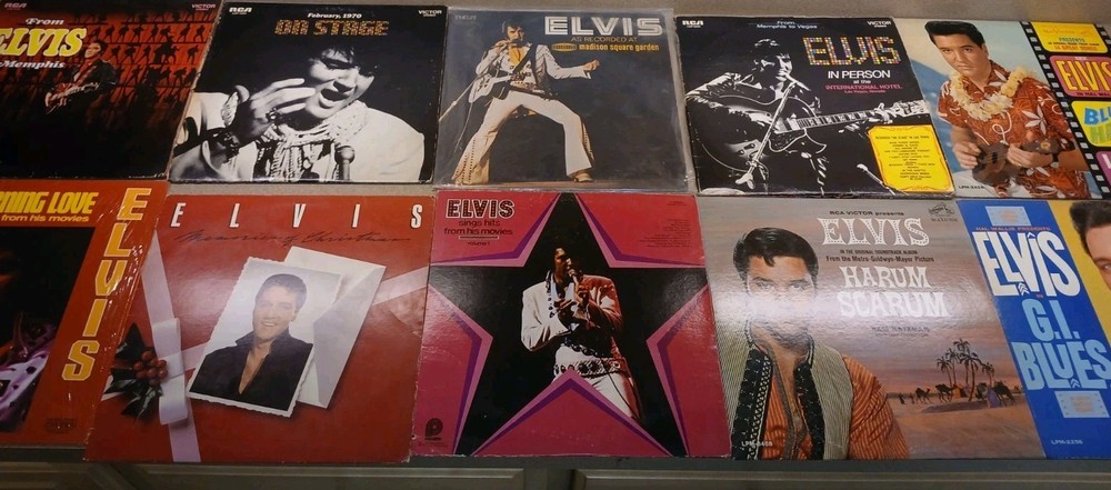 Elvis Presley LP Album Lot (11) Rare Albums Included. VG-Great Cond. Tested