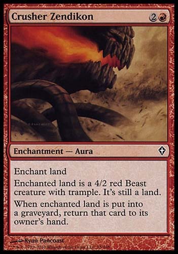 Worldwake Crusher Zendikon MTG Regular Edition Card  