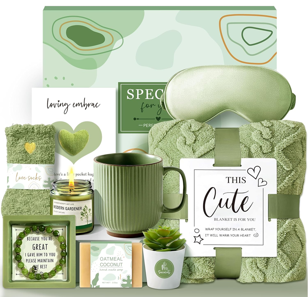 Valentines Day Gifts for Her, Birthday Gifts for Women, Self Care Gift Basket --image