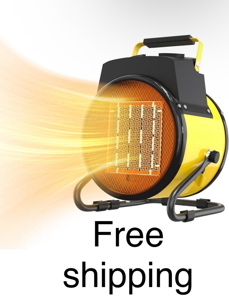 Portable 1500W Electric Space Heater Fan  Indoor Use/Home Low Noise Safety Shut