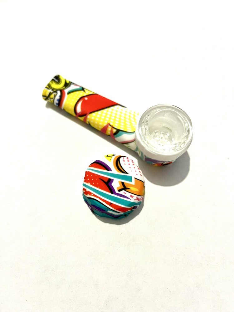 Discreet Silicone Smoking Pipe- Rubber Silicone