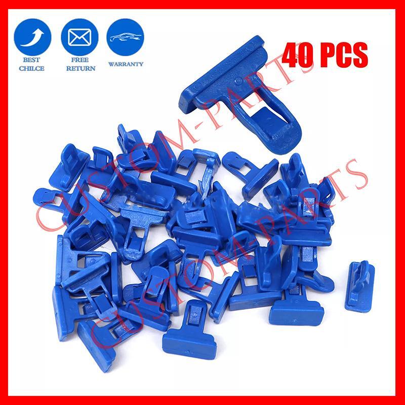 40-Piece Bumper Moulding Clips for Toyota – Replaces 75392-35200 Fastener Retainer Kit