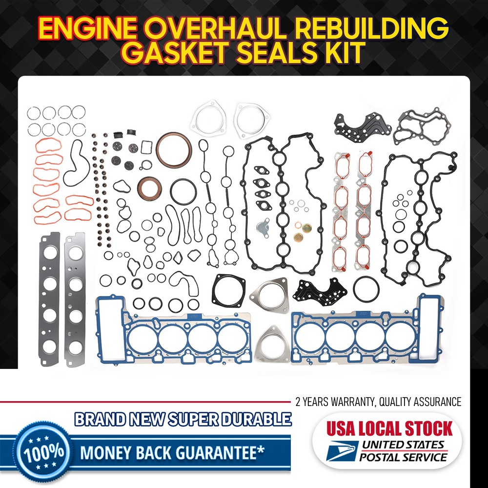 4.2L FSI Engine Rebuild Overhaul Gasket Seal Kit Fit Audi S5 A6 A8 Q7 VW Touareg