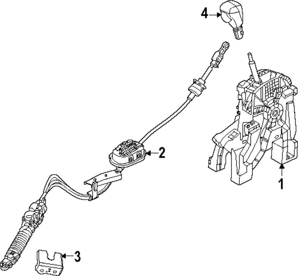 Genuine Nissan Shift Knob 34910-7LA0A