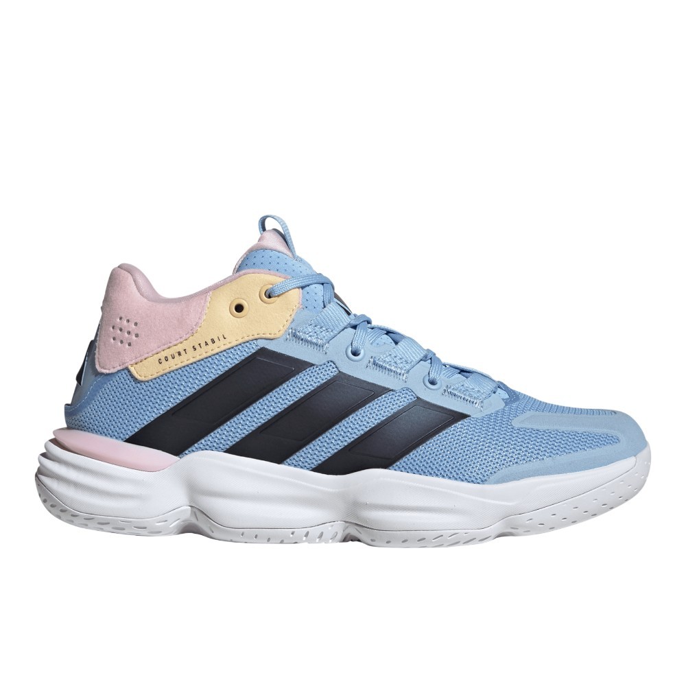 adidas Courtstabil Volleyball  Womens Blue, Off White Sneakers Athletic Shoes JQ