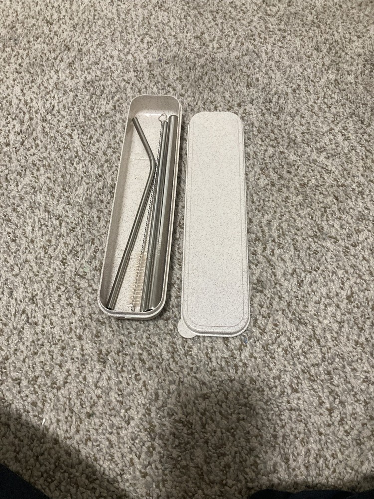 Metal Straws(Different Sizes With Straw Cleaner)