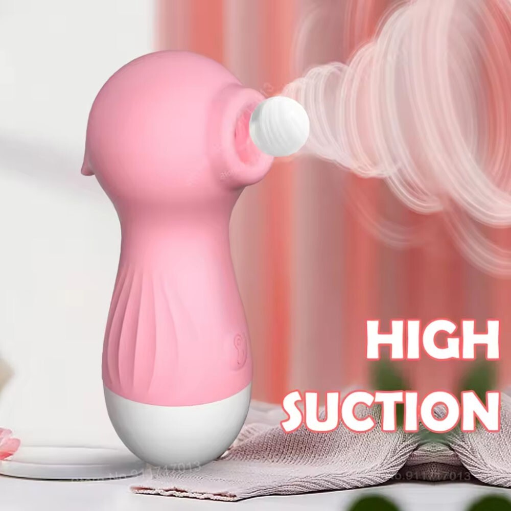 Silicone Breast Pump Nipple Clit Stimulator Vibrator Sex Toy for Women