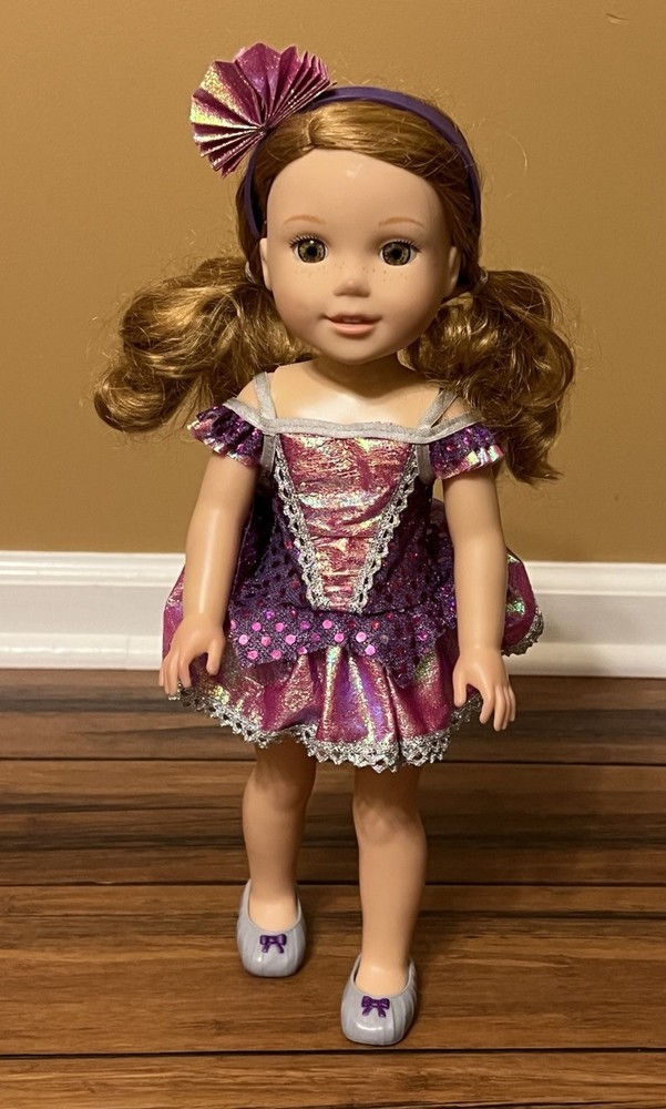 American Girl Wellie Wisher Showtime Ballet Costume For 14” Doll- Excellent