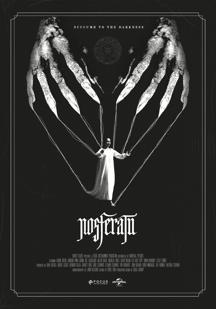 Nosferatu 2024 Poster Nosferatu Movie Series Poster Horror Lily-Rose Depp a