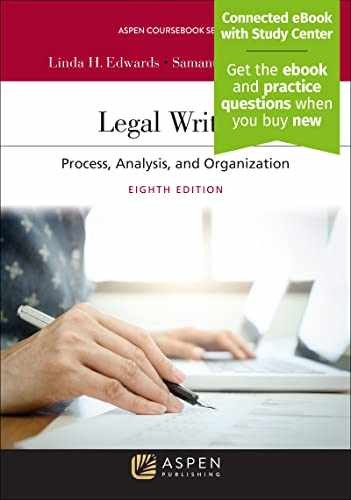 Legal Writing: Process, Analysis, and - Paperback, by Edwards Linda H.; - Good c