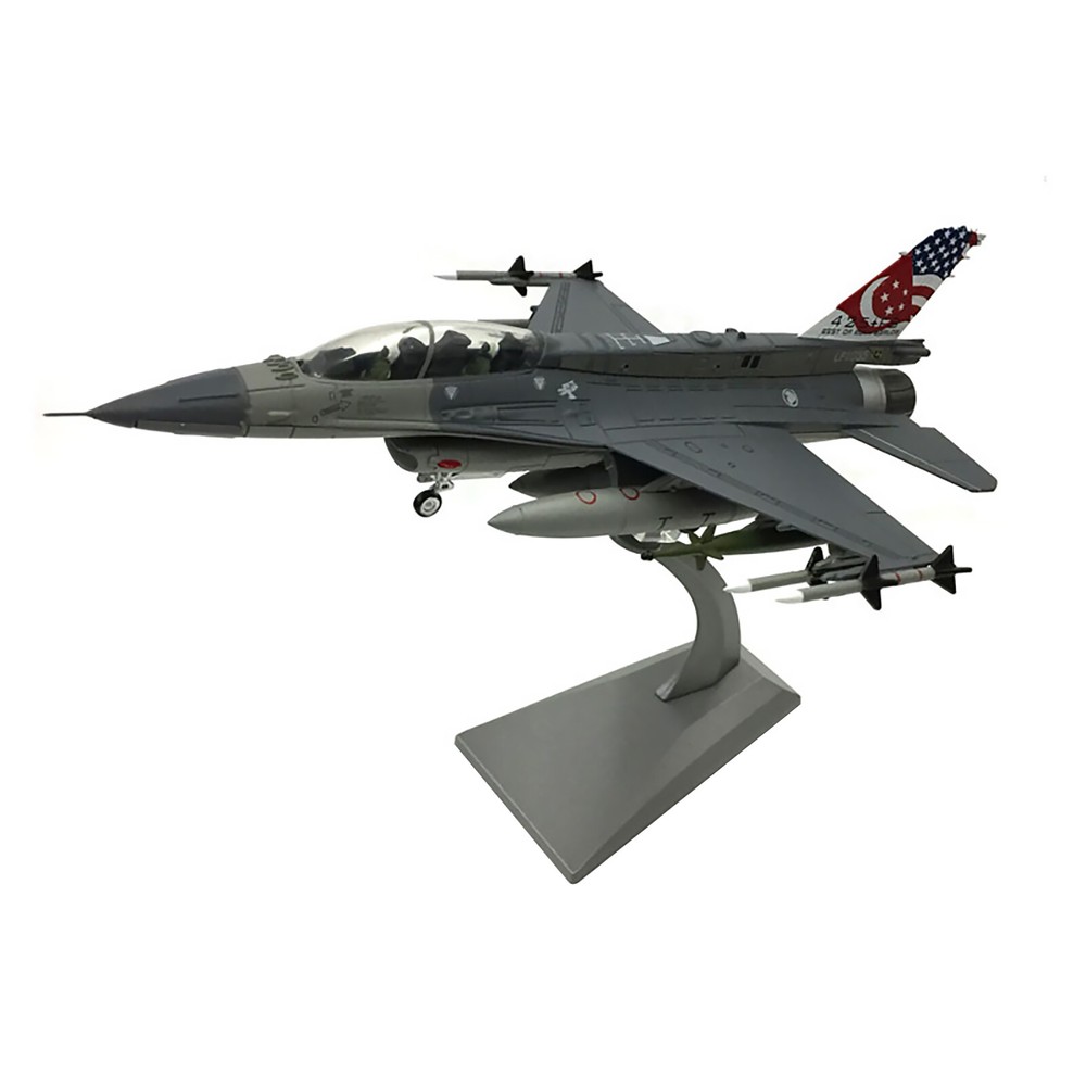 Amer Com 1:72 Air Force F-16D Fighting Falcon D Block-52 Diecast Model Ornaments