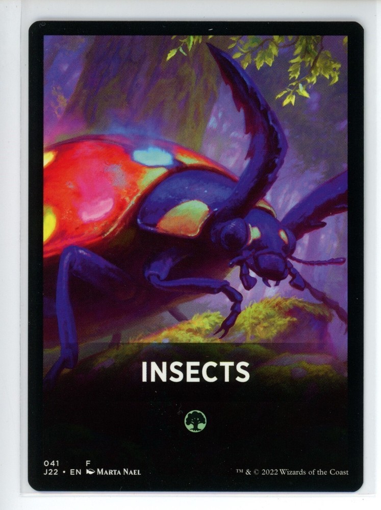 INSECTS THEME CARD Jumpstart 2022 #41 J22(NM+)(MTG)