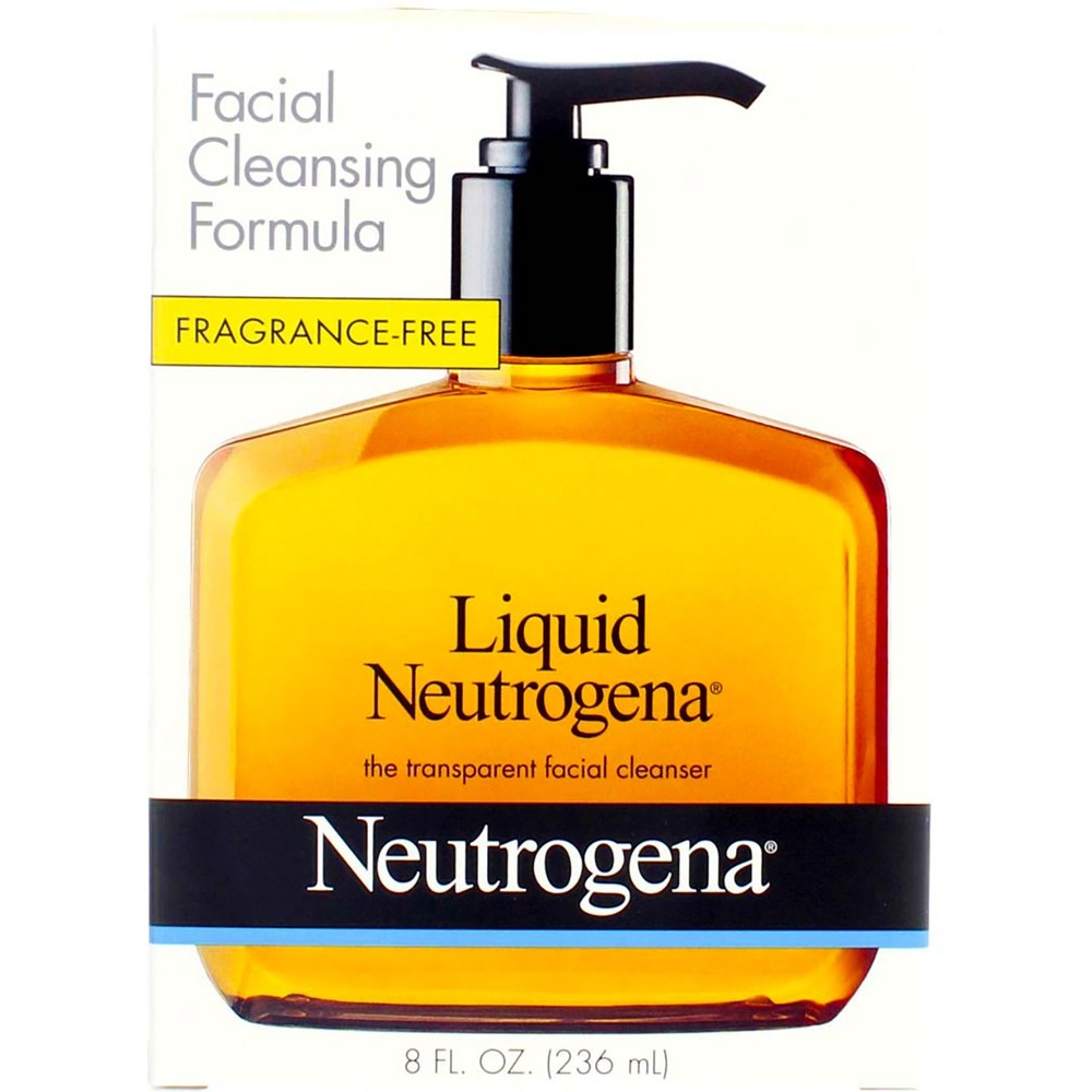 4 Pack Neutrogena Liquid Neutrogena The Transparent Facial Cleanser, Fragranc...