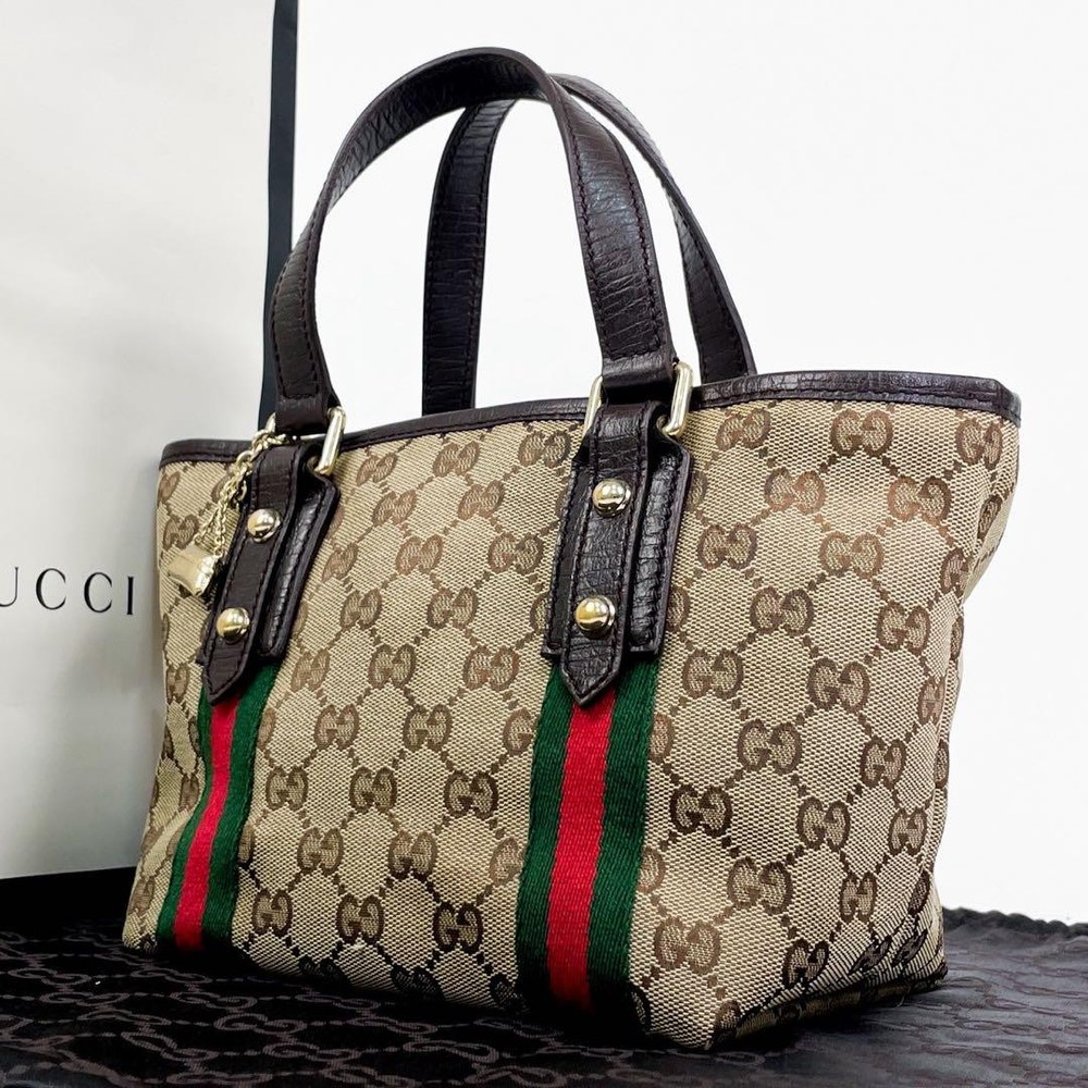 Gucci GG Sherry Mini Tote Bag in Signature Canvas