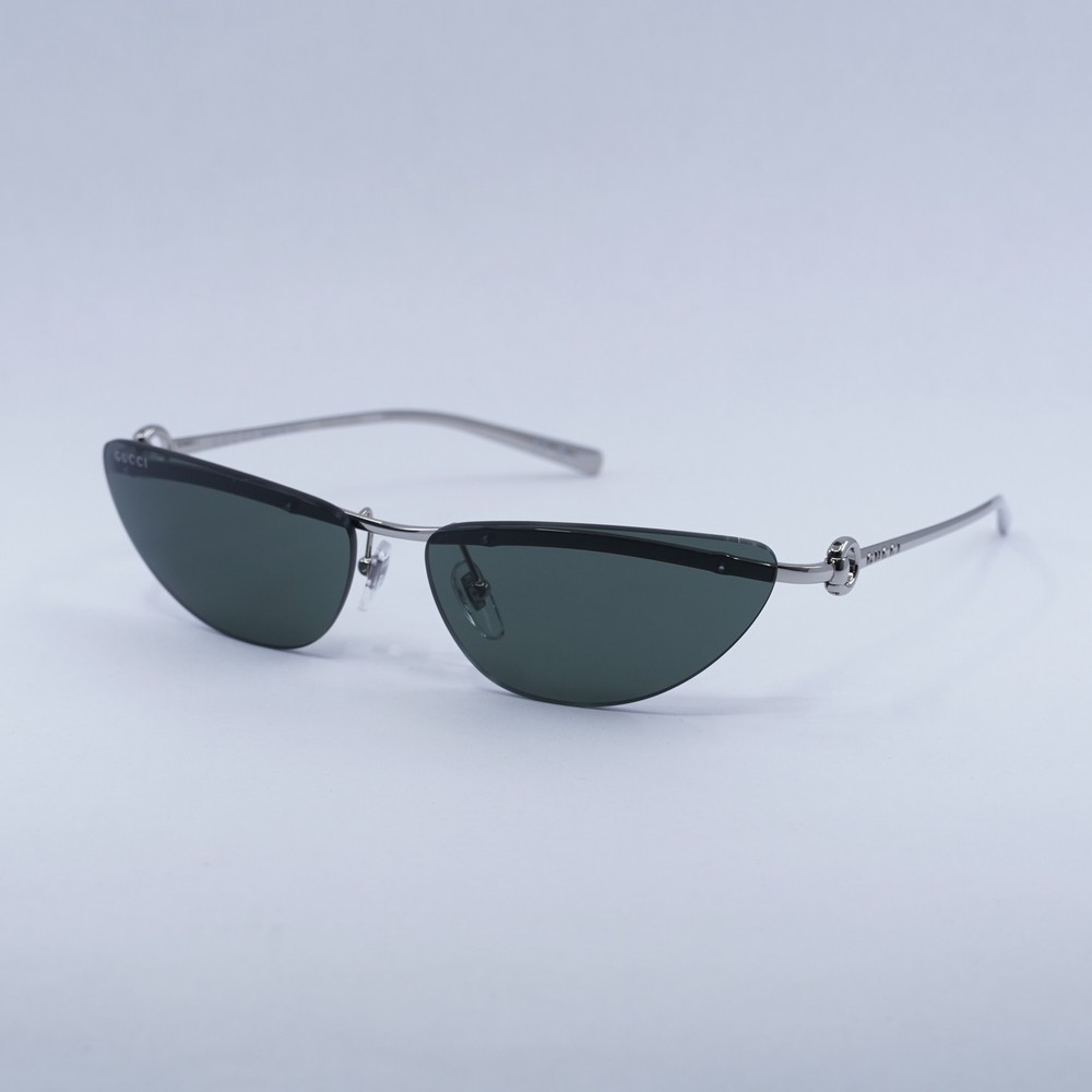 New Authentic GUCCI GG1701S 001 Silver Grey 61-15-125 Sunglasses