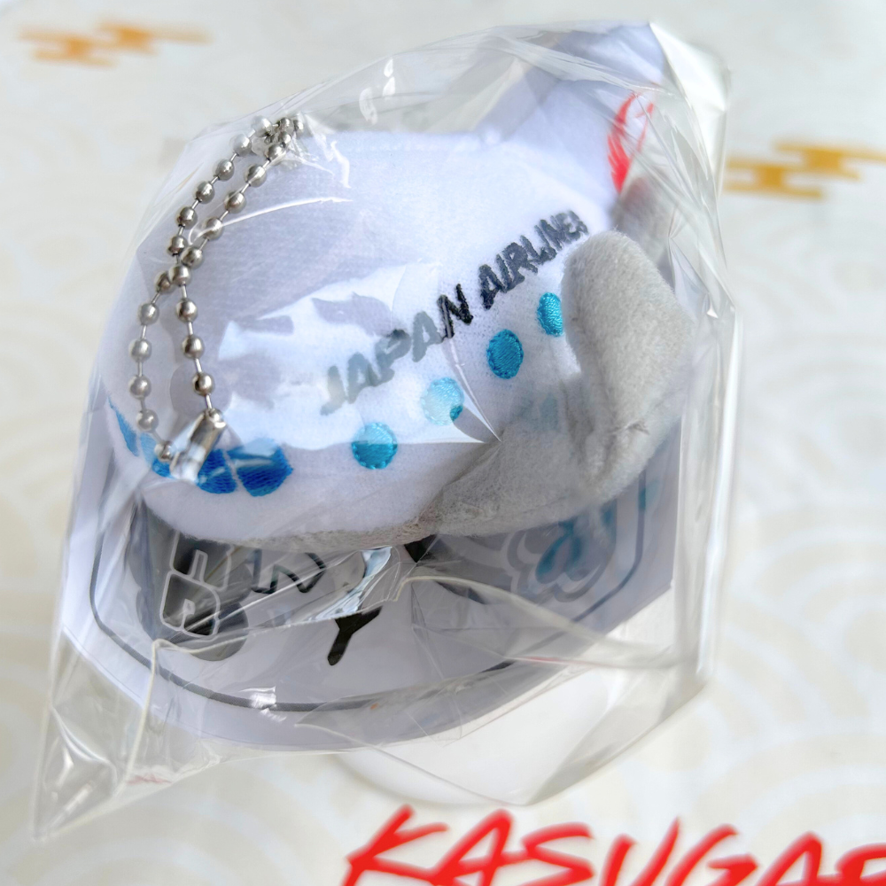 JAL Japan Airlines Stuffed Airplane Plush Keychain Bag Charm Mascot Toy