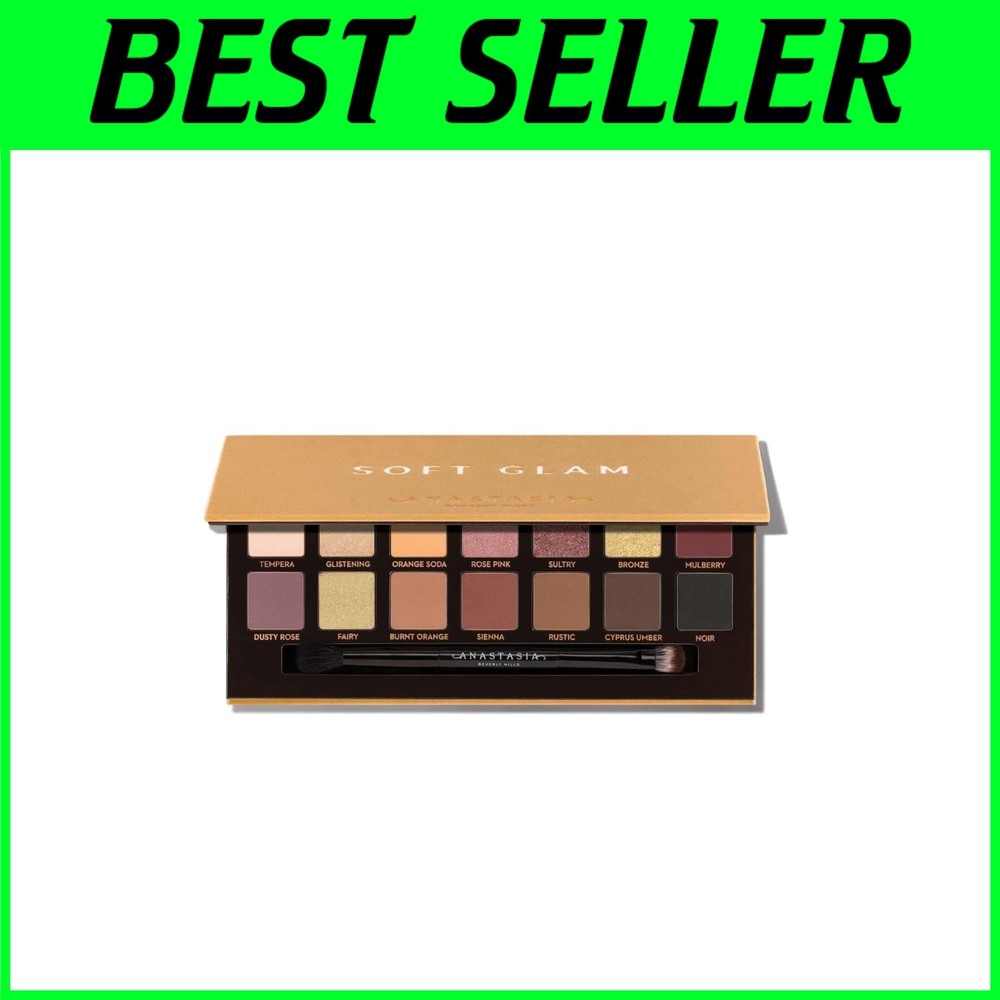 Lightweight Soft Glam Eyeshadow Palette - 14 Versatile Shades for Every Occasion