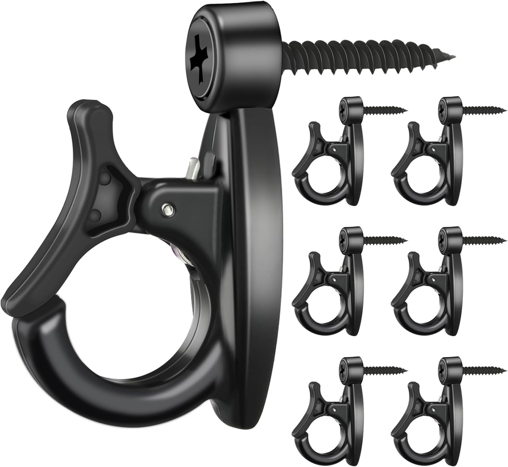 24 Pack Screw-in String Light Hooks for Lights Plants Wind Chimes & More