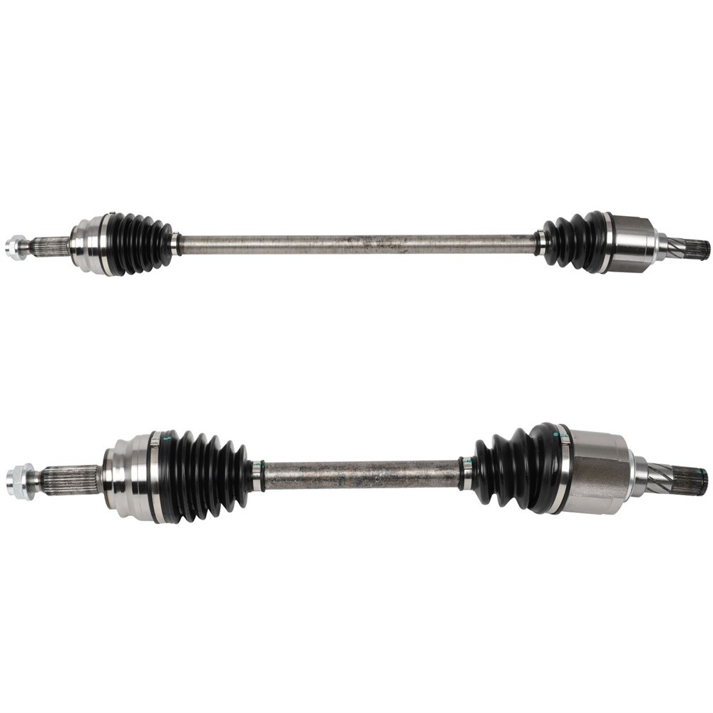 2pcs Front CV Axles For 2009-2017 Mitsubishi Lancer 2.4L Automatic CVT Trans.