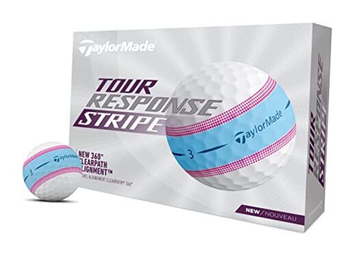 Tour Response Stripe Ball Blue/Pink Dozen