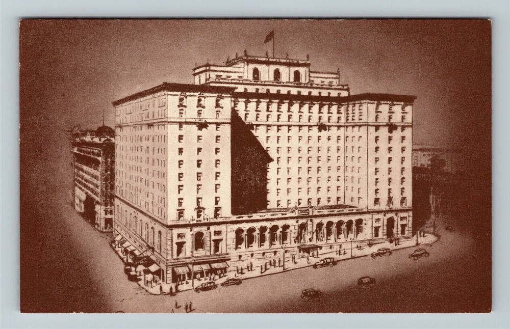 Vintage Seattle WA Olympic Hotel Souvenir Postcard  
