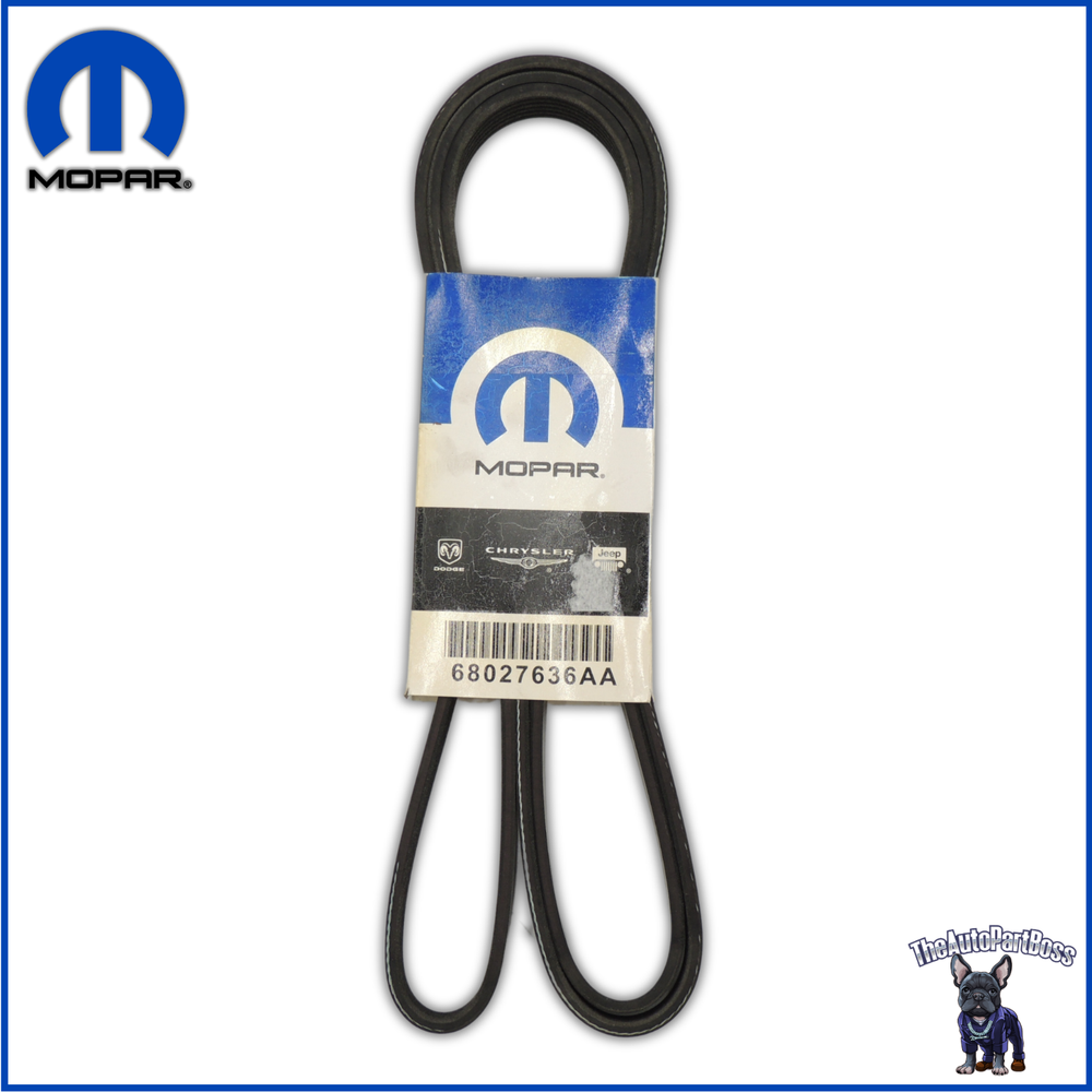 OEM Mopar Serpentine Belt 68027636AB Replacement