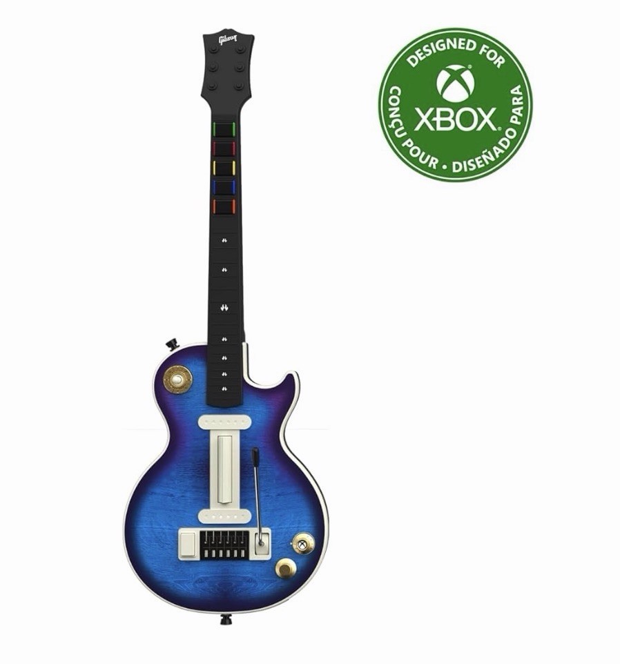 Crkd Gibson Les Paul Blueberry Burst Pro Electric Guitar For Xbox X,S, 1, PC.