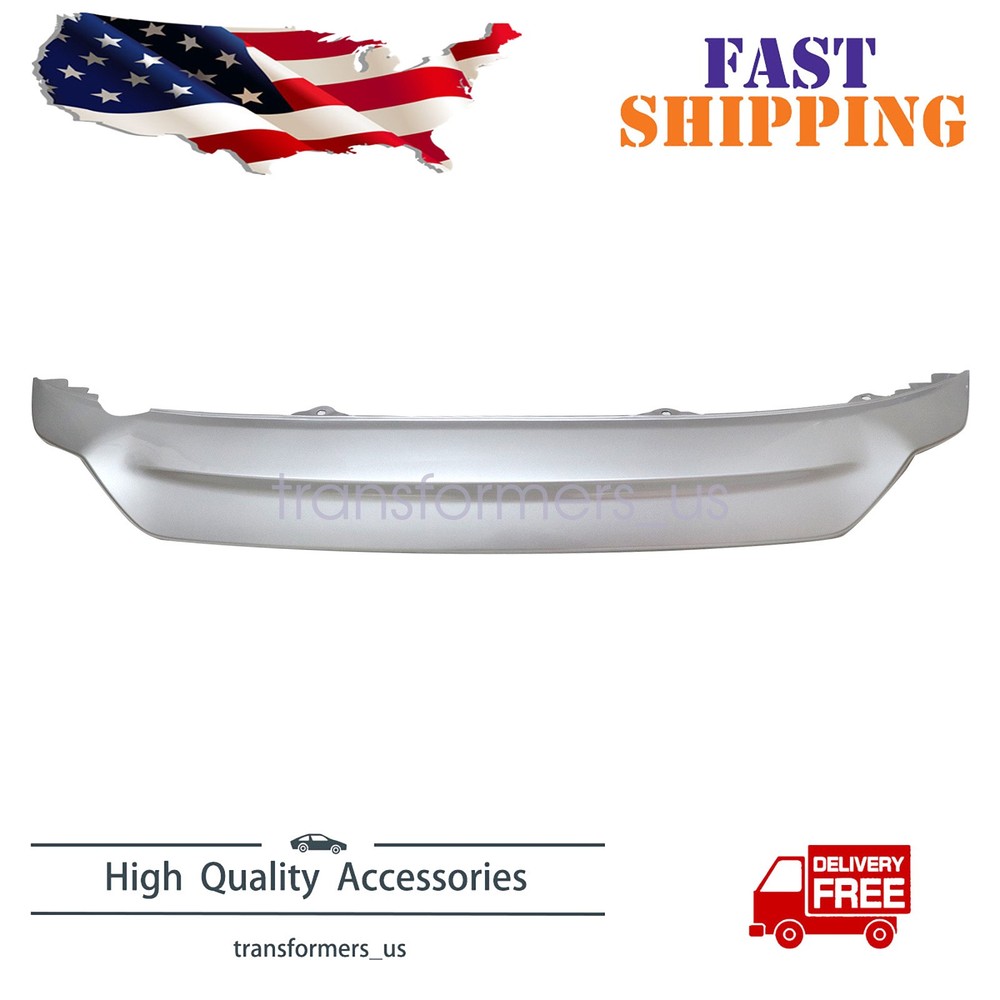 Rear Valance For 2015-2016 Honda CR-V Bumper Cover Garnish Painted Silver