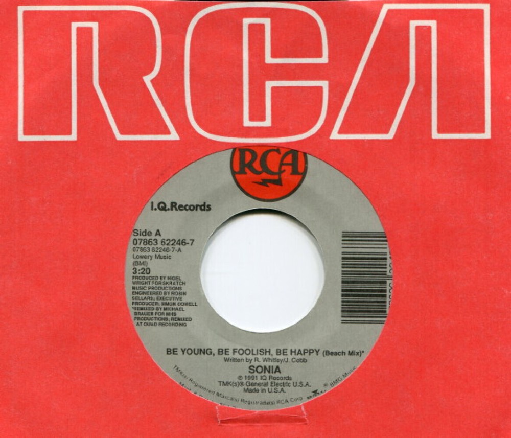 Sonia - Be Young, Be Foolish, Be Happy - RCA - 07863 62246-7 - 7
