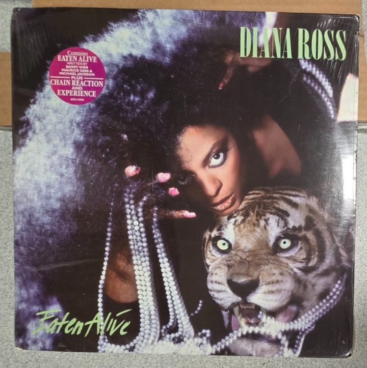 Diana Ross - Eaten Alive ~ Made in US - AFLI-5422 ~ Hype Sticker Factory Sealed